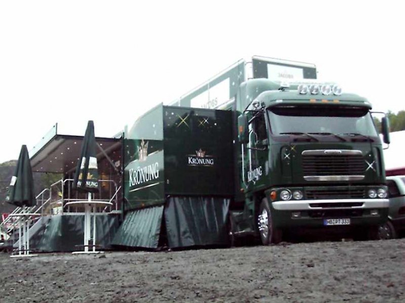 einmaliger Jacobs-Truck beim Europa-Truck-Trial 1999 in Osnabrck