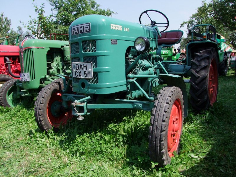 FAHR-D90,Bj1954 ist aus dem benachbartem Bayern zur Oldtimerausstellung in Reichersberg angereist;090809
