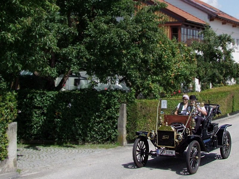 FORD-T,Bj1911 anlsslich einer Oldtimerrundfahrt in Lohnsburg;090726