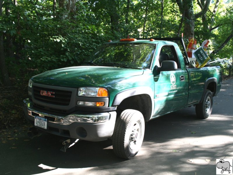 GMC Sierra Pickup 2007 eingestellt als Dienstfahrzeug fr die New Yorker Parks.