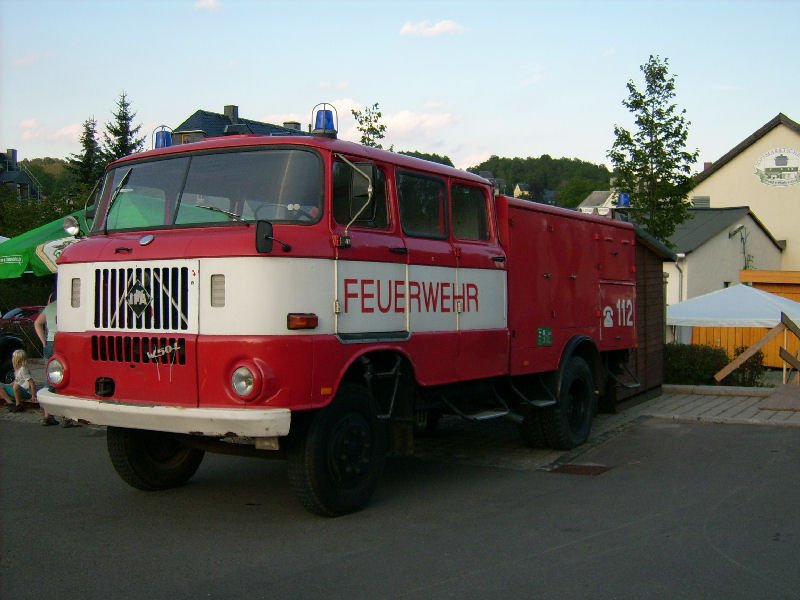 IFA W50 ehem.Tanklschfahrzeug der Feuerwehr, welches jetzt als Durstlschfahrzeug unterwegs ist.