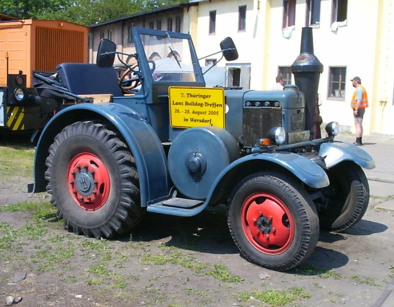 Lanz-Traktor beim Bw-Fest Weimar 2005