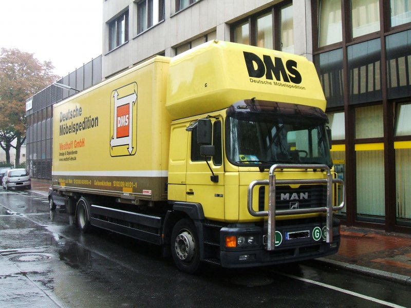 MAN 18 284 der DMS (Deutsche Mbelspedition) Fa.Westhoff GmbH
(06.09.2007