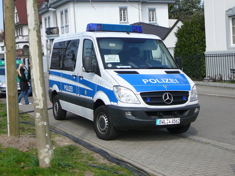 Mb Sprinter Der Polizei Am 310309 In Kehl Fahrzeugbilderde
