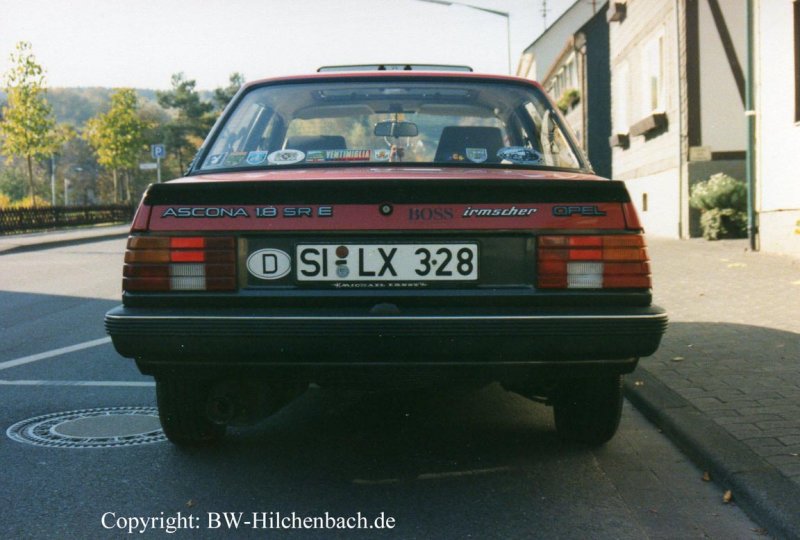 Opel Ascona C 1,8 SR/E,Frhjahr 1991, Baujahr 3/1983