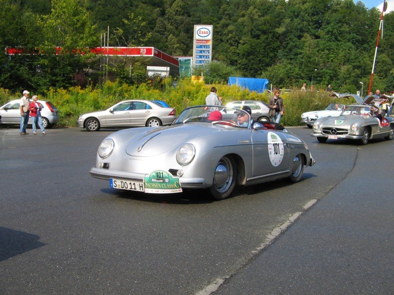 Porsche 356 Speedster in Zschopau am 17.08.07
