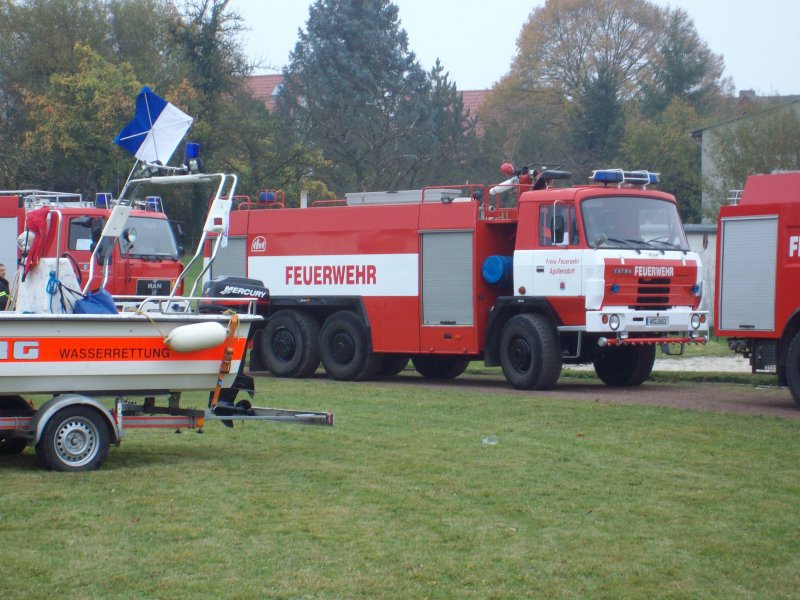 TATRA Tanklschfahrzeug der Freiwilligen Feuerwehr Appollensdorf beim Kreisfeuerwehrtag des Landkreis Wittenberg