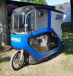 =Cargobike der Spedition ZUFALL steht auf dem LGS-Gelände in Fulda, 06-2023