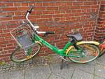 Ein Mietrad von Lime-Bike in Berlin.