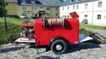Ein Feuerwehrschlauchwagen. Zu sehn beim Fest 120 Jahre Freiwillige Feuerwehr Langenwolschendorf. Foto 08.09.2012