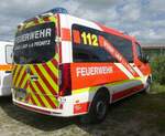 =MB Sprinter der Feuerwehr von LAUF a. d. PEGNITZ, abgestellt auf dem Parkplatz der RettMobil 2022 in Fulda