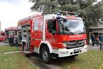 Feuerwehr Maintal Mercedes Benz Atego LF10/6 Kats (Florian Maintal 3-43-1) am 28.09.19 bei der Jugendfeuerwehr Abschlussübung