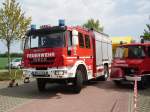 Ein IVECO Magirus Lschgruppenfahrzeug der Feuerwehr Niederissigheim in Maintal am 01.05.11.