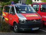 =VW T 6 der Feuerwehr BROMBACHTAL steht in Hünfeld anl. der Hessischen Feuerwehrleistungsübung 2019, 09-2019