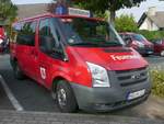 =Ford Transit als MTW der Feuerwehr HASSELBACH steht in Hünfeld anl.