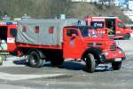 Oldtimer Feuerwehrfahrzeug Fabrikat Garant in Sassnitz am 04.04.15.