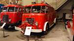 DAF A1100C Feuerwehrwagen aus dem Jahr 1956. DAF-Museum Eindhoven am 05.01.2018.