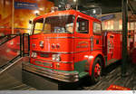 1967 Ward LaFrance Pumper  Memphis Fire Department  ausgestellt im Fire Museum of Memphis, Tennessee / USA.
