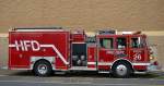 Harrisonburgh Fire Department, Wagen 26 bei einem Hilfseinsatz vor einer Mall am 24.10.2013.