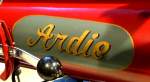 Ardie, steht fr Arno Dietrich, Tankaufschrift am Oldtimer-Motorrad von 1923, die Firma in Nrnberg bestand von 1919-58, Dez.2014