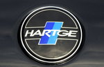 HARTGE, Logo auf der Khlerhaube eines BMW, die Herbert Hartge GmbH&Co.KG im Saarland ist eine Tuningfirma fr BMW und Mini, Mai 2016 