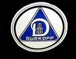 DRKOPP, Logo an einem Oldtimer-Motorrad der bekannten Firma aus Bielefeld, die u.a. Fahrrder, Motorroller und PKW produziert hat, Nov.2016
