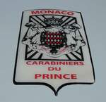 =Emblem der Prinzengarde von Monaco auf einem Renault Trafic, 09-2017