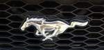 Ford-Mustang, Logo des 1964 begonnenen Sportwagenbaus der Firma Ford in den USA, Juli 2013