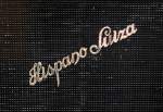 Hispano-Suiza, Khleraufschrift an einem Oldtimer-PKW von 1912, das spanisch-schweizerische Unternehmen wurde 1904 gegrndet, Dez.2013