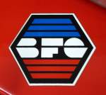 BFG, franzsischer Motorradhersteller, gegrndet in den 1980er Jahren, verbaute den PKW-4-Zyl.Boxer-Motor des Citroen GS in einem Tourenmotorrad, Okt.2014
