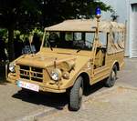 =DKW Munga als Einsatzfahrzeug für den Zivilen Bevölkerungsschutz, ausgestellt beim  Roten Sommer  2018 in Fulda.