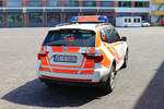Feuerwehr Aschaffenburg BMW X3 (Florian Aschaffenburg 1/10-2) am 01.07.23 bei einen Fototermin.