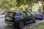 Rückansicht: BMW X3 dritte generation Facelift. Foto: 06.2023.