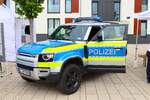 Polizei Hessen Land Rover Defender am 04.05.24 beim Tag des Blaulichts in Nidderau