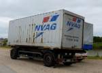 Kgel Anhnger mit Cargobox der NVAG Logistic am 12,07,2013