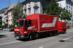 Feuerwehr Frankfurt IVEOC LKW am 02.06.19 bei der großen Parade zum Jubiläum 150 Kreisfeuerwehrverband Frankfurt