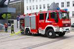 Feuerwehr Weiterstadt IVECO Magirus LF8/6 am 04.05.24 bei einer Jugendfeuerwehr Übung in Darmstadt 