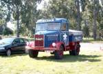 Lastkraftwagen MAN MK 25 der Baujahre 1950 - 1954 mit spitzer Plane aus dem Landkreis Mettmann, Lrz 04.08.2007