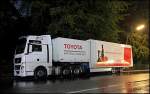 MAN TGX 26.480XXL  Koffer-Toni  von TVM(?) ist fr TOYOTA unterwegs. Aufgenommen in Warendorf. (06.10.2009)