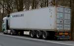 MAN TGX 18.440 EKB Container Logistik Bremen mit 40 ft MAERSK LINE Container 31,03,2013 Herten Heckansicht
