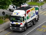 Mecedes Axor Müllwagen unterwegs bei Prilly-Malley am 26.04.2014