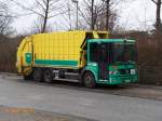 Müllentsorgungsfahrzeug MB Econic 2629 der Wertstoff-Einsammlung GmbH, Hamburg, HH-WE 1184 am 15.1.2016 in HH-Billstedt /