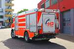 Feuerwehr Aschaffenburg Mercedes Benz Arocs TLF4000 (Florian Aschaffenburg 1/23-1) am 01.07.23 bei einen Fototermin.