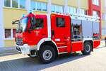 Feuerwehr Bad Schwalbach Mercedes Benz Atego LF20 Kats am 01.10.23 beim Tag der offenen Tür