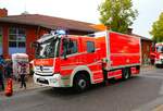 Feuerwehr Bad Vilbel Dortelweil Mercedes Benz Atego GW-L2 am 03.10.23 beim Tag der offenen Tür