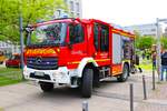Feuerwehr Weiterstadt Mercedes Benz Atego LF20 am 04.05.24 bei einer Jugendfeuerwehr Übung in Darmstadt