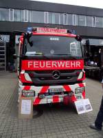 Mercedes Benz Axor der Berufsfeuerwehr Frankfurt alias Rstwagen Schiene am 15.06.13 beim Tag der Offenen Tr  