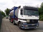 MB Actros 1840 mit 20ft Tankcontainer Sped.
