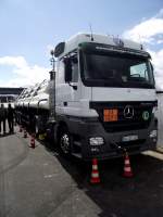 Mercedes Benz Actros Flssiggas Transporter des VW Scirocco Cups am 07.08.11 auf den Nrburgring 