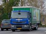 Renault LKW eine Getrnke Grohandels ist unterwegs zu dem nchsten Kunden.